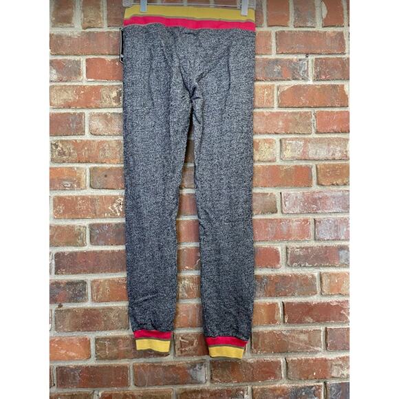 Michael Lauren NWT Diesel Varsity Vintage‎ Sweat Pant Grey Red Yellow Size XS - Picture 2 of 8